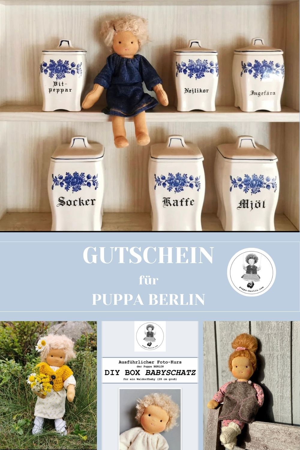 Geschenkgutschein für Puppa BERLIN (Wert wählbar)