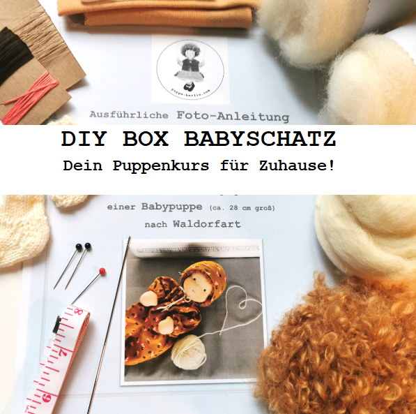 DIY BOX BABYSCHATZ (Waldorfbaby 28 cm groß)