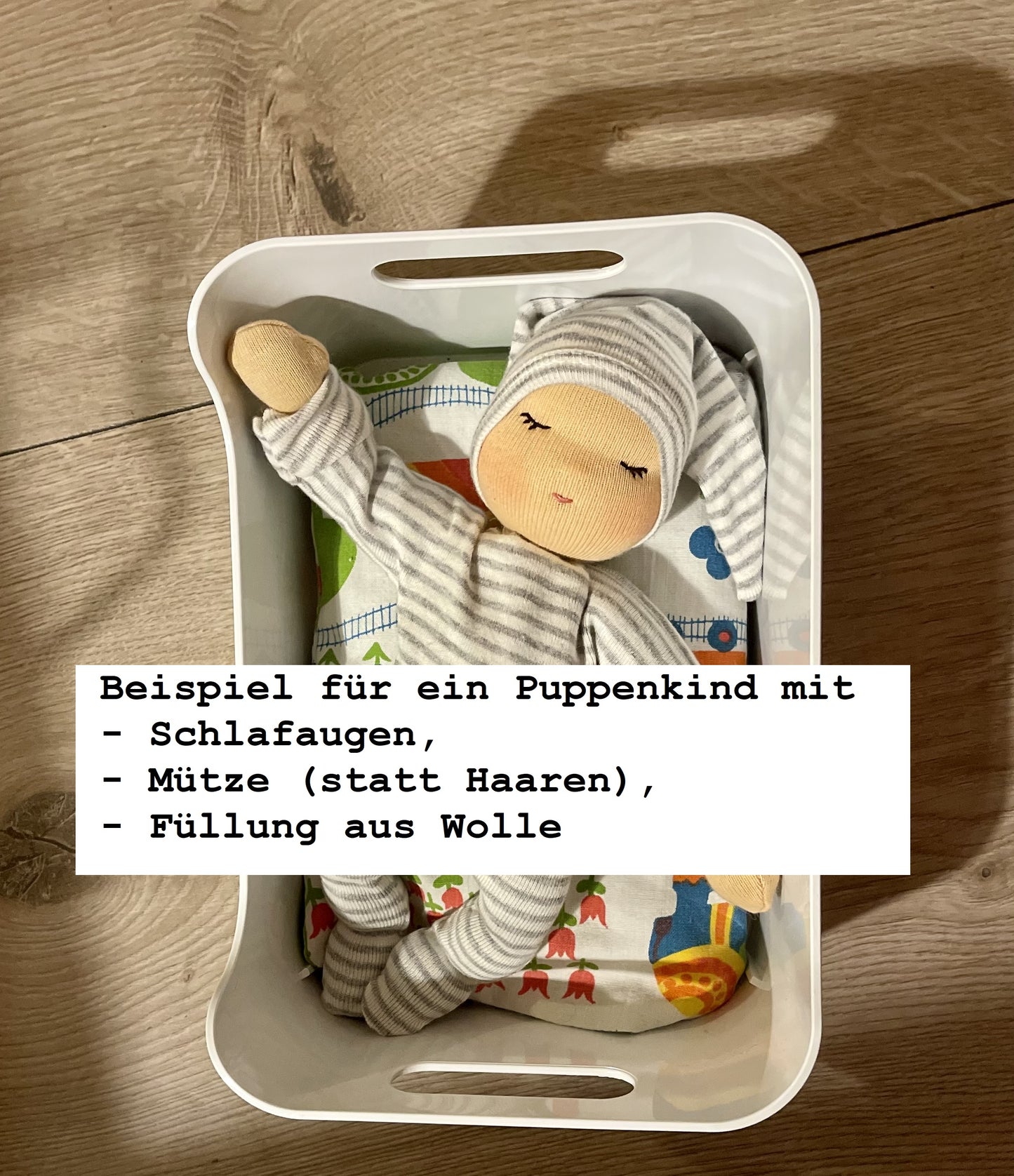 Puppas LIEBLING: Digitaler Foto-Kurs für ein Puppenkind aus zwei Kindersocken (PDF-Download)