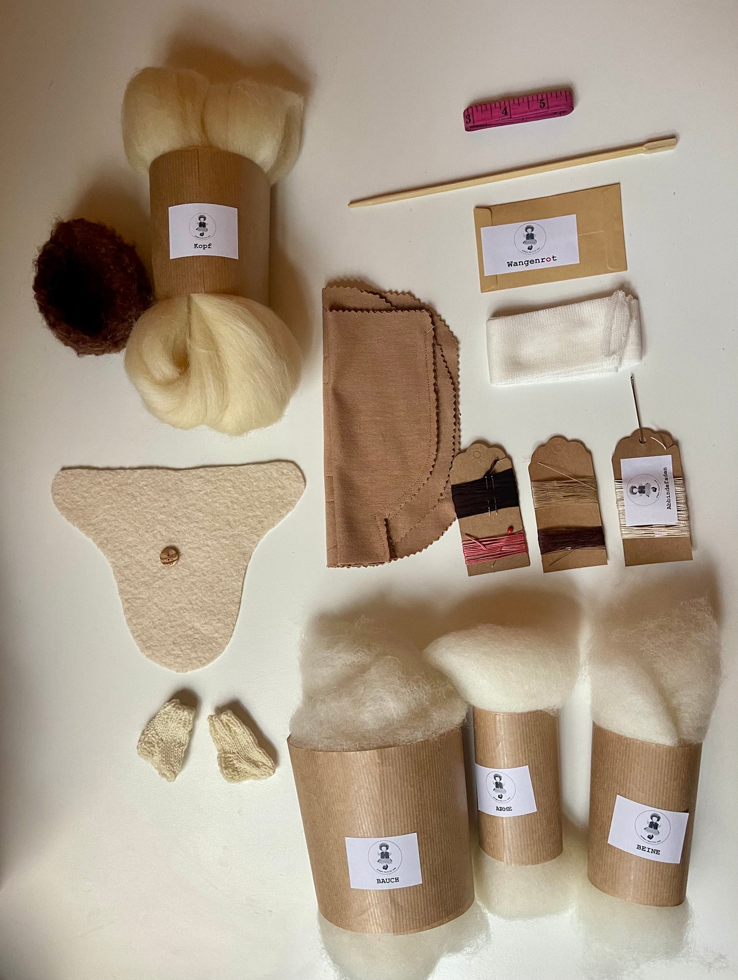 DIY BOX BABYSCHATZ (Waldorfbaby 28 cm groß)