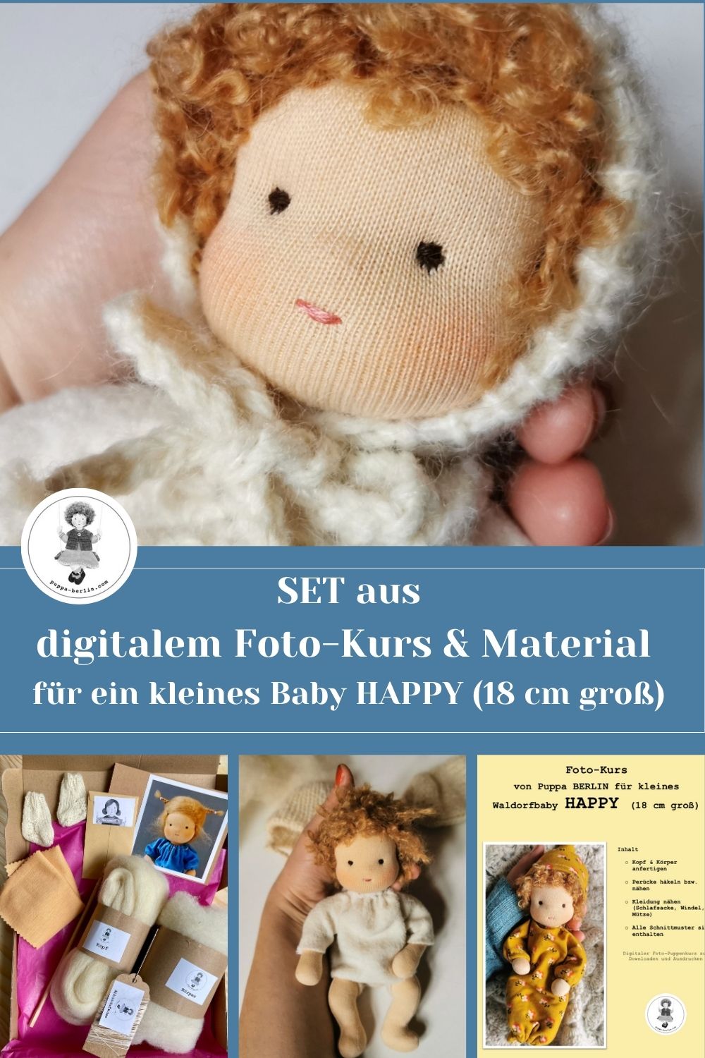 SET HAPPY: Materialpaket und digitaler Foto-Kurs (inkl. Schnittmustern)