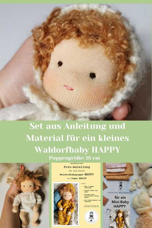SET HAPPY: Materialpaket und digitale Anleitung (inkl. Schnittmustern)