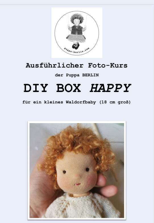 DIY BOX  HAPPY (kleines Waldorfbaby 18 cm)