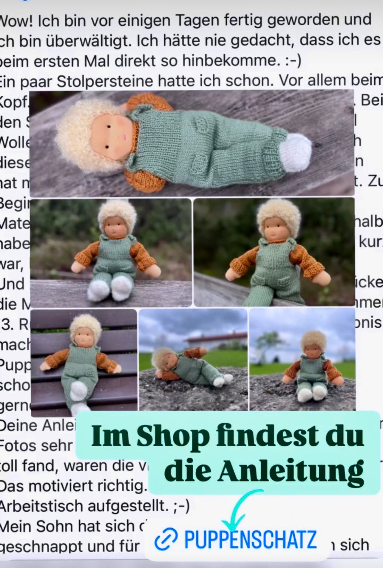 SET PUPPENSCHATZ: Materialpaket und digitaler Foto-Kurs (inkl. Schnittmustern)