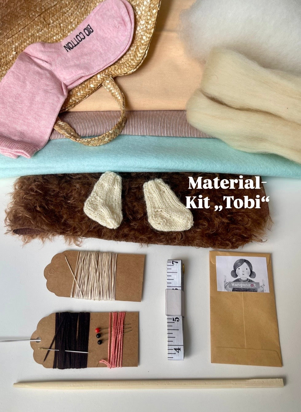 SET Puppas LIEBLING: RUNDUM-SORGLOS-Materialpaket & PDF-Puppenkurs