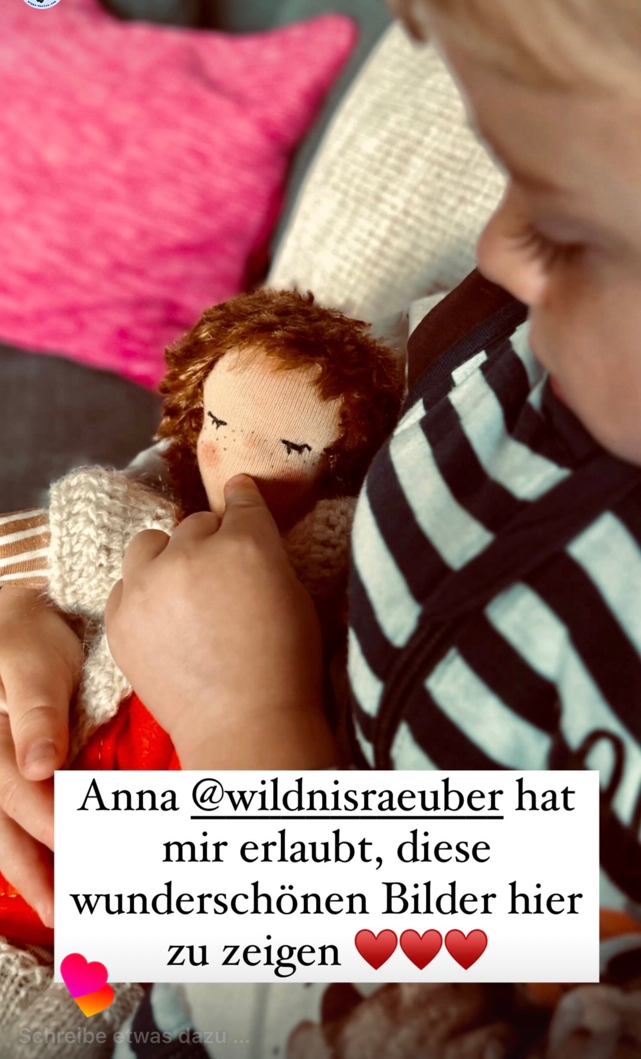 SET aus 2 digitalen Anleitungen: Puppas LIEBLING & Puppas PONCHO  (PDF-Download)