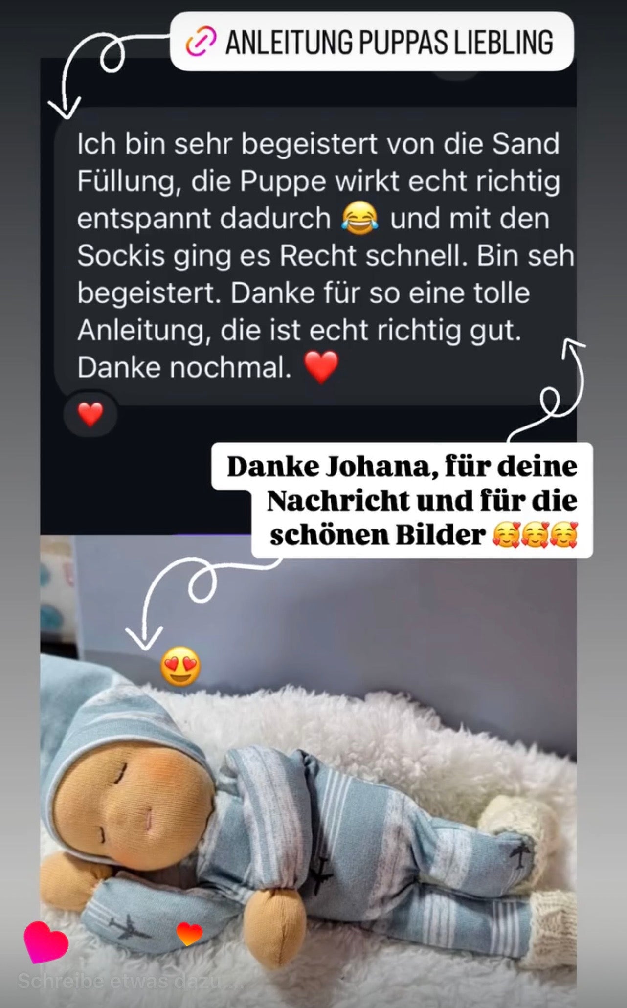 Puppas LIEBLING: Digitaler Foto-Kurs für ein Puppenkind aus zwei Kindersocken (PDF-Download)