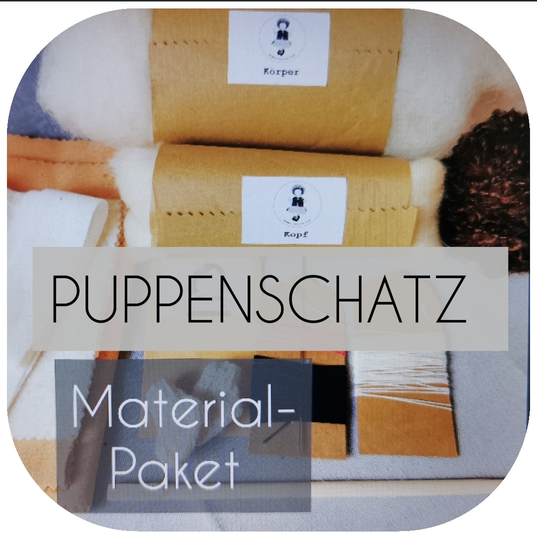 SET PUPPENSCHATZ: Materialpaket und digitale Anleitung (inkl. Schnittmustern)