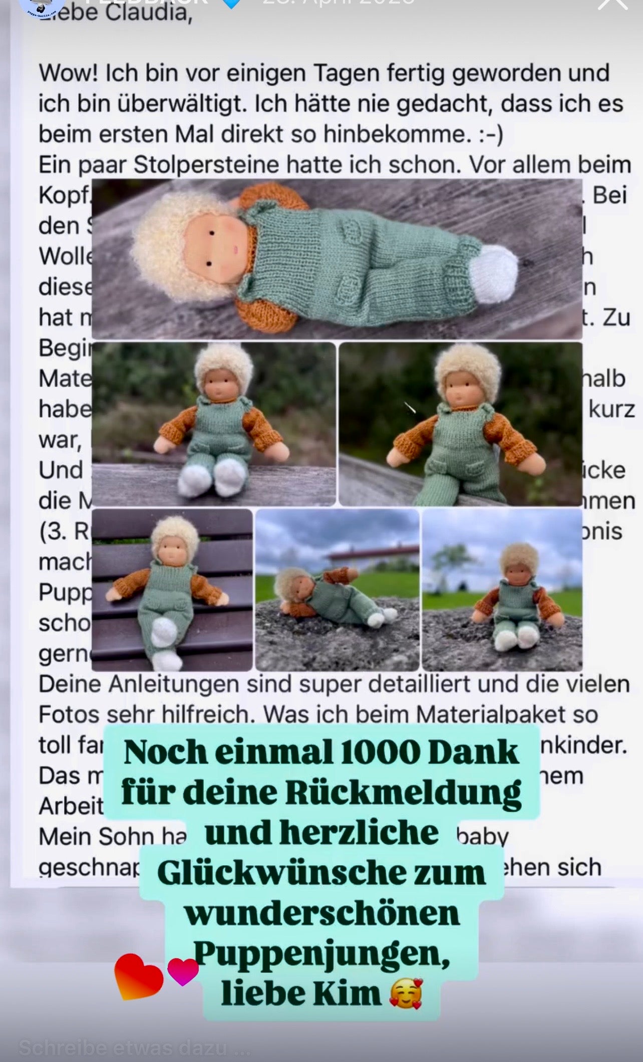 SET aus 2 digitalen PUPPENKURSEN: HAPPY und PUPPENSCHATZ (PDF Download)